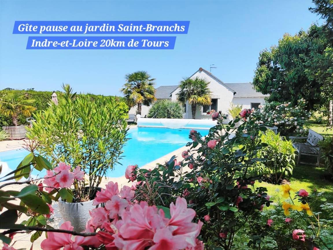 Gite Pause Au Jardin Saint-Branchs Exterior foto